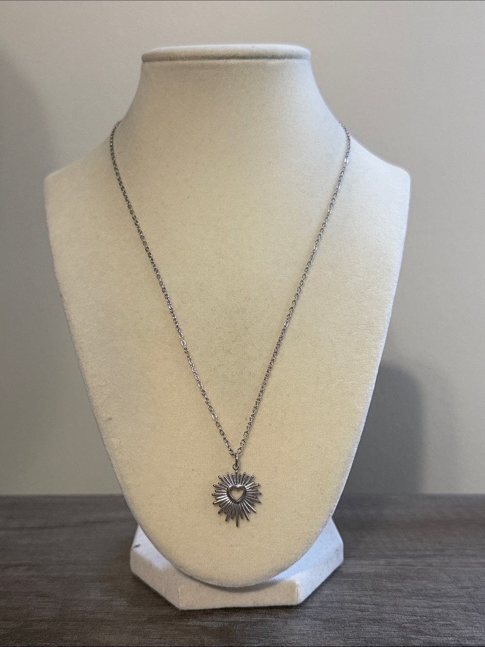 Stainless Steel Heart Pendant Necklace